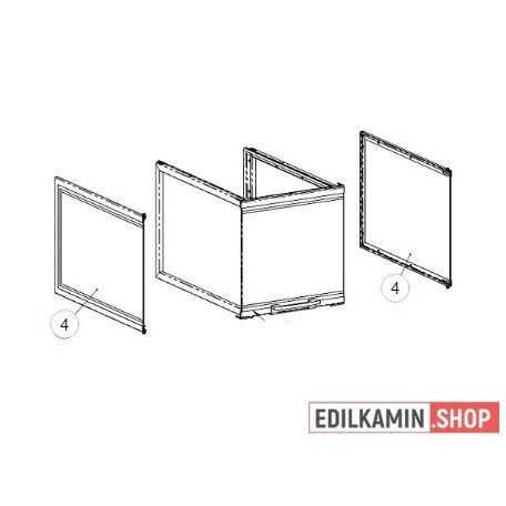 Edilkamin Windo 3 P50 Seitenglas