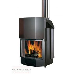   Edilkamin vízteres fatüzelésű kandalló acquatondo 29 prizmatikus