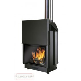   Edilkamin vízteres fatüzelésű kandalló acquatondo plus 22 / 23kw