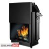 Edilkamin vízteres fatüzelésű kandalló Acquatondo PLUS 22 CS / 23kw zárt rendszerre is