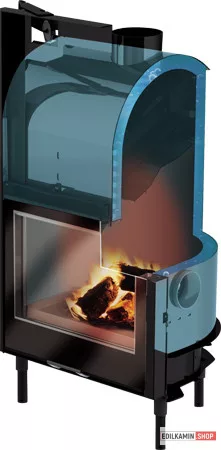 Edilkamin vízteres fatüzelésű kandalló h2oceano 15