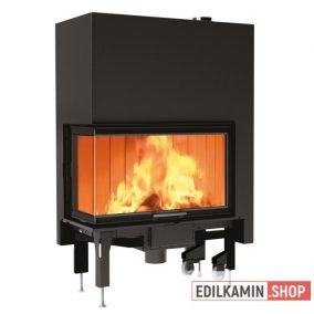   Edilkamin tűztérbetét windo 2 75 r jobb oldali sarokba való / bal saroküvegezés