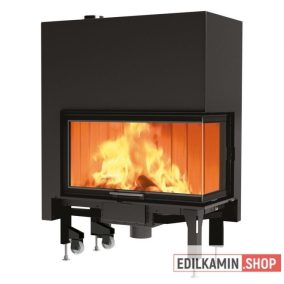   Edilkamin tűztérbetét windo 2 95 l bal oldali oldali sarokba való / jobb saroküvegezés