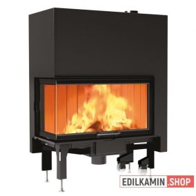   Edilkamin tűztérbetét windo 2 95 r jobbl oldali sarokba való / bal saroküvegezés