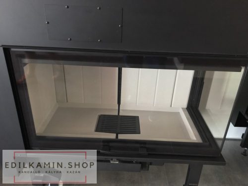 Edilkamin tűztérbetét windo 2 95 r jobbl oldali sarokba való / bal saroküvegezés