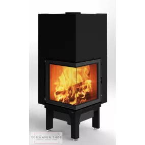   Edilkamin tűztérbetét Windo2 50 v ventillátoros rásegítés - 12kw - 2 oldalas üveg