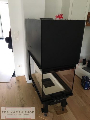Edilkamin tűztérbetét Windo 3 P50 Panoráma üvegezéssel 