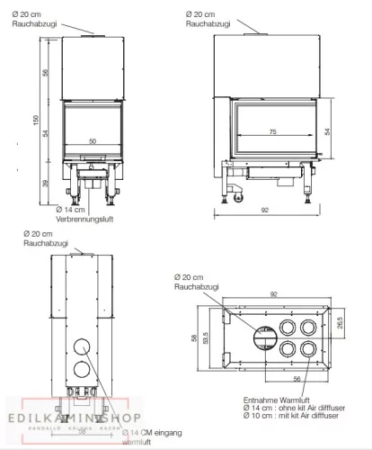 EDILKAMIN-KAMINEINSATZ-WINDO3-P50-12-KW-HEIZEINSATZ