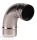 Edilkamin könyök (b2) 90°/ rozsdamentes inox 316/l szimplafalú ø 8cm tömítéssel