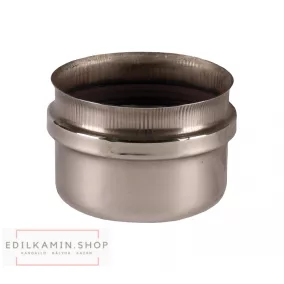   Edilkamin dugó kondenzkivezetés nélkül (f) / rozsdamentes inox 316/l szimplafalú ø 8cm tömítéssel
