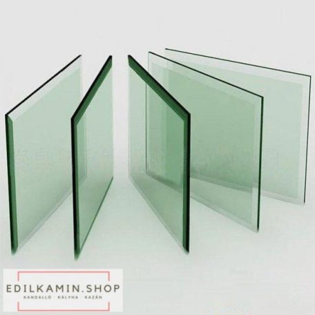 Edilkamin Glas Glass 3 1él szögbe csisz / 470x239x4mm