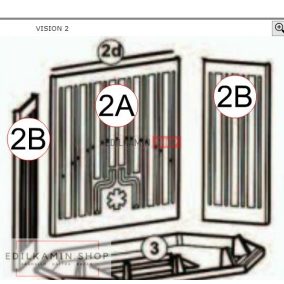 Edilkamin hátlap öntvény forte/status/vision (a2) 