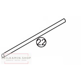 EDILKAMIN Fatartó rúd lemez tartóhoz  T2