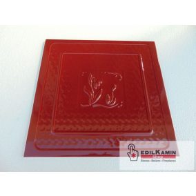 EDILKAMIN Oldalsó kerámia lap bordó x Ac