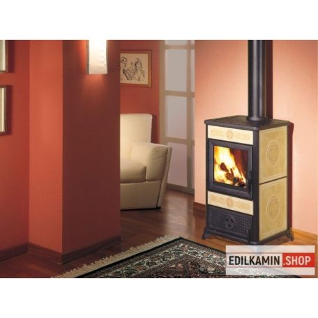 Edilkamin NINFA fatüzelésű kályha 8,5kw - Beige