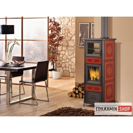 Edilkamin Dafne Forno Holzofen mit Bachofen und mit 7,5kW Leistung