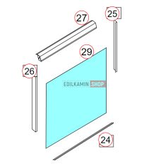 EDILKAMIN IDRO30-FERMAVETRO INFERIORE * 