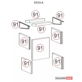 EDILKAMIN KIT REFRATTARI ERIKA          