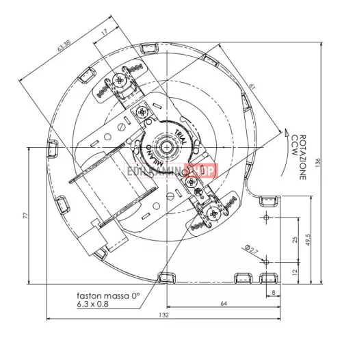 EDILKAMIN VETILÁTOR Levegő - CAD07B-009