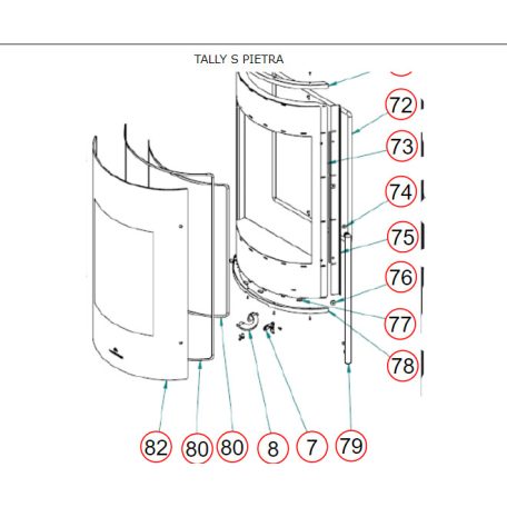 EDILKAMIN KIT SOSTIT.VETRO TALLY UP     