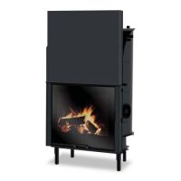 Wood-fired water hearth inserts